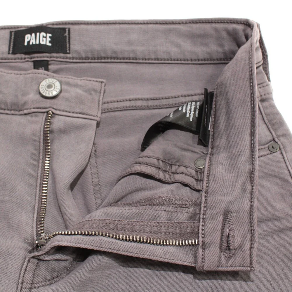 Paige NWT 5 Pocket Denim Jeans Size 30 US Slim Fit Lennox in Purple Rayon Blend